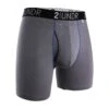 '2UNDR' Men's Swing Shift 6" Boxer Brief - Grey / Blue -Carhartt || Under Armour || The North Face Shop 2U01BB 001 1024x1024@2x