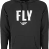 'Fly Racing' Men's Fly Weekender Pullover Hoodie - Black / White -Carhartt || Under Armour || The North Face Shop 354 00102X 1024x1024@2x