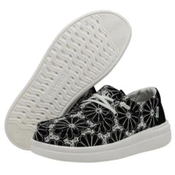 'Hey Dude' Women's Wendy Rise Eyelet - Black -Carhartt || Under Armour || The North Face Shop 40075 001 WENDY RISE EYELET BLACK LEFT 3 1024x1024@2x