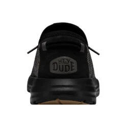 'Hey Dude' Men's Sirocco Sneaker - Black -Carhartt || Under Armour || The North Face Shop 40140 0WM SIROCCO BLACKNIGHT RIGHTBACK 1024x1024@2x