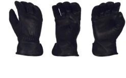 'Bear Knuckles' Double Wedge™ Fleece-Lined Water Resistant Cowhide Driver Glove - Black -Carhartt || Under Armour || The North Face Shop 409 1024x1024@2x