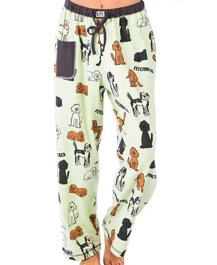 'Lazy One' Women's Fetching Tired PJ Pant - Green 3 'Lazy One' Women's Fetching Tired PJ Pant - Green