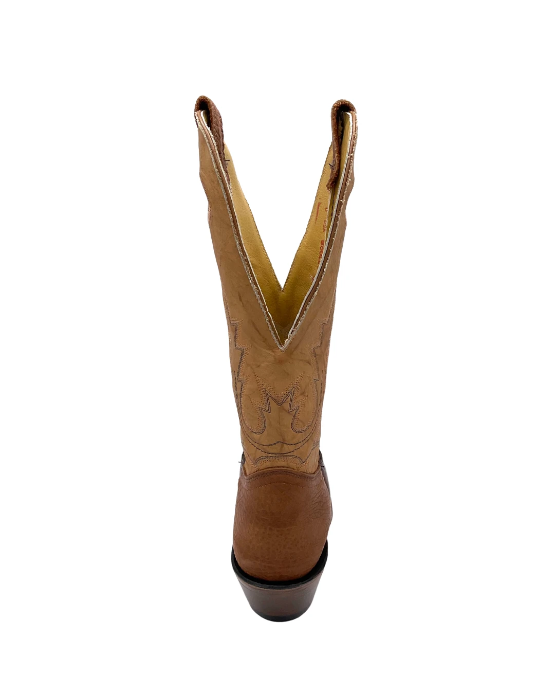 'Boulet' Men's 13" Buckaroo Western Round Toe - Cognac / Butterscotch 7 'Boulet' Men's 13" Buckaroo Western Round Toe - Cognac / Butterscotch - Image 5