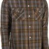 'Highway-21' Men's Concealed Carry Marksman Flannel Button Down - Brown / Tan -Carhartt || Under Armour || The North Face Shop 489 11832X 0 1024x1024@2x