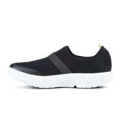 'OOFOS' Women's OOmg Fibre Low Slip On - White / Black -Carhartt || Under Armour || The North Face Shop 5070WHTBLK 4 1024x1024@2x