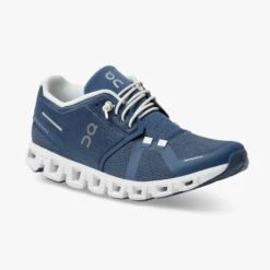 'On Running' Women's Cloud 5 - Denim / White -Carhartt || Under Armour || The North Face Shop 59.98901 cloud 5 ss22 denim white w g6 1024x1024@2x