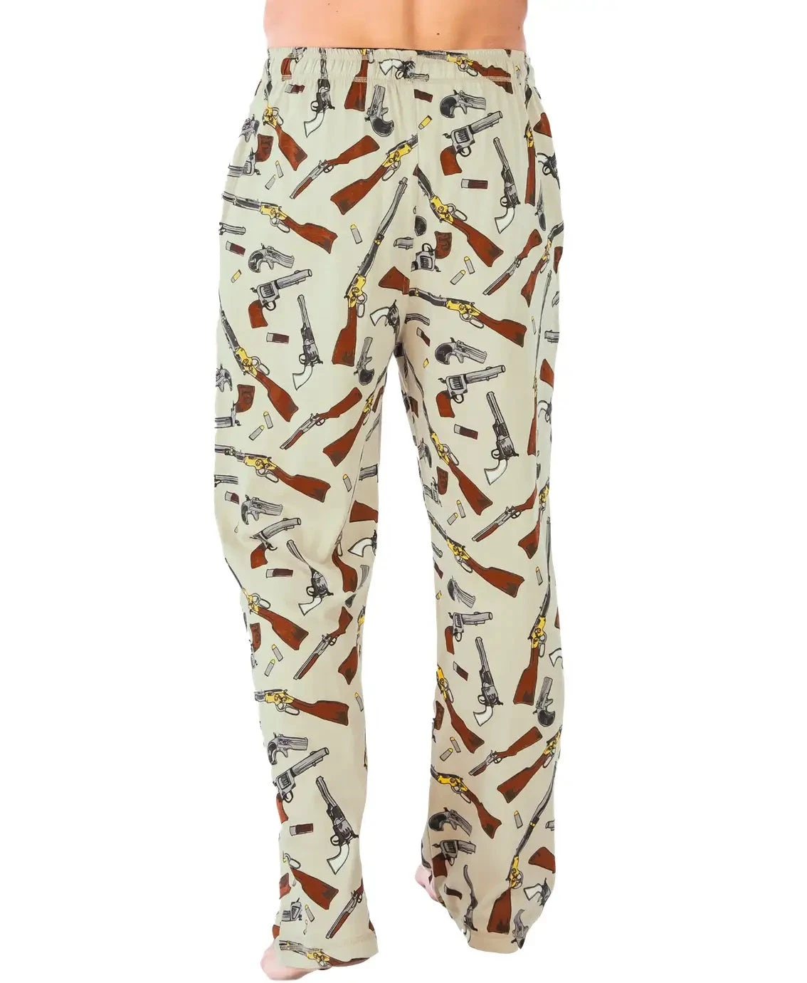 'Lazy One' Men's Old West Gun PJ Pant - Tan 4 'Lazy One' Men's Old West Gun PJ Pant - Tan - Image 2