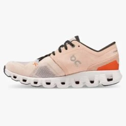 'On Running' Women's Cloud X 3 - Rose / Sand -Carhartt || Under Armour || The North Face Shop 60.98691 cloud x 3 fw22 rose sand w g4 1024x1024@2x