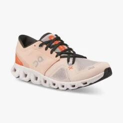 'On Running' Women's Cloud X 3 - Rose / Sand -Carhartt || Under Armour || The North Face Shop 60.98691 cloud x 3 fw22 rose sand w g6 1024x1024@2x