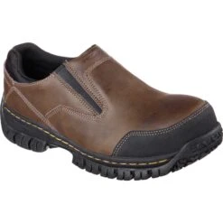 'Skechers' Men's Hartan Steel Toe Slip On - Dark Brown -Carhartt || Under Armour || The North Face Shop 63e11b40 3176 420f ae4a e97ca16284e4.ecf3369a2b68581a104a76e4f2d5f40c 1024x1024@2x