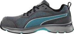 'Puma' Women's Fuse Knit Motion Protect EH Low Comp Toe - Grey / Turquoise -Carhartt || Under Armour || The North Face Shop 643905 FUSE KNIT BLUE WNS LOW left 1024x1024@2x