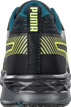 'Puma' Women's Fuse Knit Motion Protect EH Low Comp Toe - Black / Green -Carhartt || Under Armour || The North Face Shop 643935 FUSE KNIT BLACK WNS LOW back 1024x1024@2x