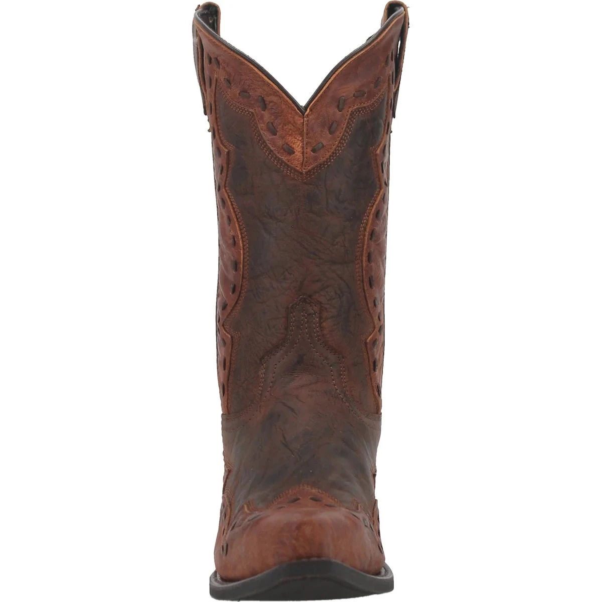 'Laredo' Men's 12" Ronnie Western Fashion Snip Toe - Rust 6 'Laredo' Men's 12" Ronnie Western Fashion Snip Toe - Rust - Image 4