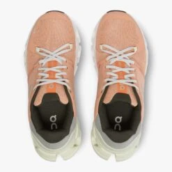 'On Running' Women's Cloudflyer 4 - Peach / Aloe -Carhartt || Under Armour || The North Face Shop 71.98669 cloudflyer 4 fw22 peach aloe w g2 1024x1024@2x