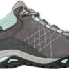 Oboz Footwear 'Oboz' Women's Sapphire Low WP Low Hiker - Charcoal / Beach Glass (Wide) -Carhartt || Under Armour || The North Face Shop 71602 Womens Sapphire B DRY Char Bglas side 58250 1024x1024@2x