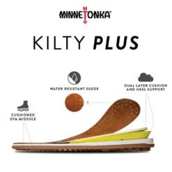 'Minnetonka' Women's Kilty Plus Moccasin - Brown -Carhartt || Under Armour || The North Face Shop 775x775 kilty plus pdp tech 1024x1024@2x