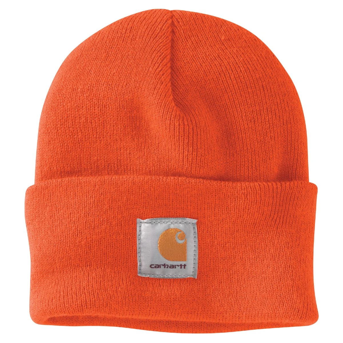 'Carhartt' Acrylic Watch Knit Hat - Bright Orange 3 'Carhartt' Acrylic Watch Knit Hat - Bright Orange
