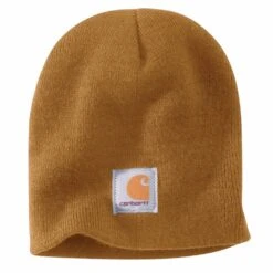 'Carhartt' Men's Acrylic Knit Beanie - Carhartt Brown