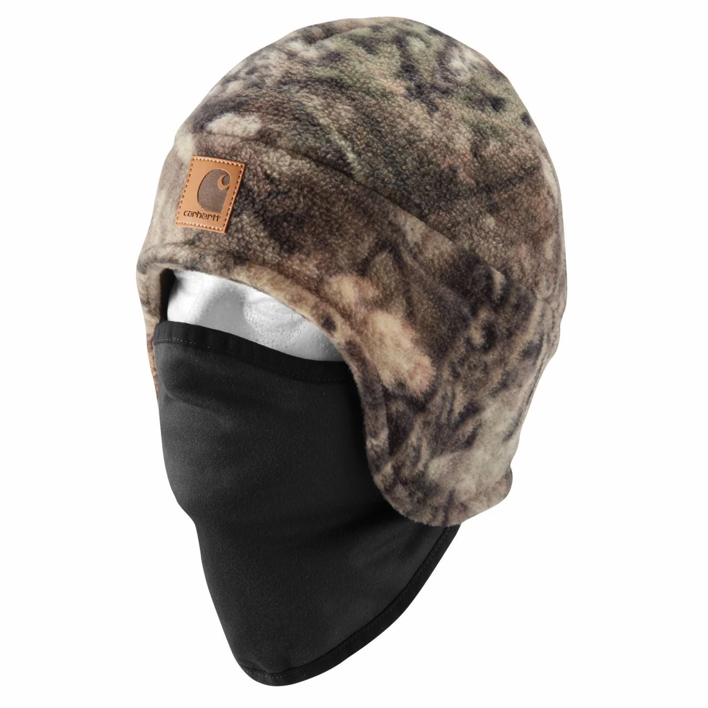 'Carhartt' Men's Fleece 2-in-1 Headwear - Mossy Oak Break-Up Country 3 'Carhartt' Men's Fleece 2-in-1 Headwear - Mossy Oak Break-Up Country