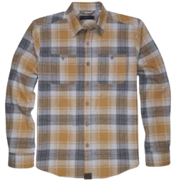 'Dakota Grizzly' Men's Grant Button Down Flannel - Nugget