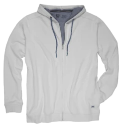 'Dakota Grizzly' Men's Rory Full Zip Hoodie - Drizzle