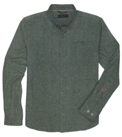 'Dakota Grizzly' Men's Bryan Flannel Button Down - Mineral