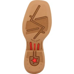 'Durango' Youth Lil' Rebel Pro Western Square Toe - Acorn / Black Onyx -Carhartt || Under Armour || The North Face Shop DBT0237Y outsole 1024x1024@2x