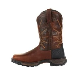 'Durango' Men's 11" Maverick XP™ Ventilated Western Square Toe - Brown -Carhartt || Under Armour || The North Face Shop DDB0204 instep profile 1024x1024@2x