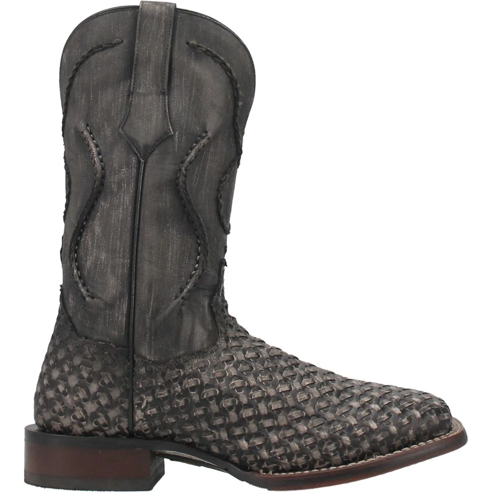 'Dan Post' Men's 12" Stanley Western Square Toe - Black 3 'Dan Post' Men's 12" Stanley Western Square Toe - Black