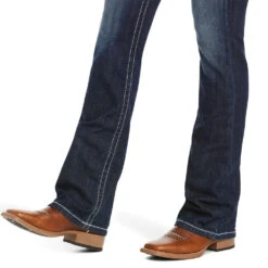 'Ariat' Women's R.E.A.L. Low Rise Stretch Rosy Whipstitch Boot Cut - Lakeshore -Carhartt || Under Armour || The North Face Shop F16 WMS WEST 10018351 detail01 1024x1024@2x