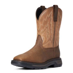 'Ariat' Men's Big Rig EH WP Soft Toe - Rye Brown -Carhartt || Under Armour || The North Face Shop F20 MNS WORK 10033963 3 4 front 1024x1024@2x