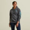 'Ariat' Women's Ariat Logo Hoodie - Charcoal Heather 2 'Ariat' Women's Ariat Logo Hoodie - Charcoal Heather -Carhartt || Under Armour || The North Face Shop F21 WMS WEST 10040811 front 1024x1024@2x