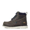 'Ariat' Women's 6" Rebar Wedge Moc Toe WP Soft Toe - Steel Grey -Carhartt || Under Armour || The North Face Shop F21 WMS WORK 10035770 side 1024x1024@2x