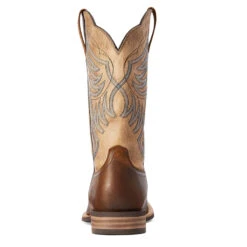 'Ariat' Men's 12" Everlite Blazin Western Square Toe - Whole Wheat / Sand Dollar -Carhartt || Under Armour || The North Face Shop F22 MNS WEST 10042436 heel 1024x1024@2x