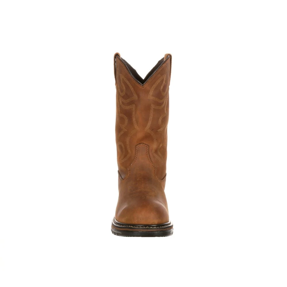 'Rocky' Men's 10" Original Ride Branson Roper WP Round Toe - Aztec Crazy Horse 6 'Rocky' Men's 10" Original Ride Branson Roper WP Round Toe - Aztec Crazy Horse - Image 4