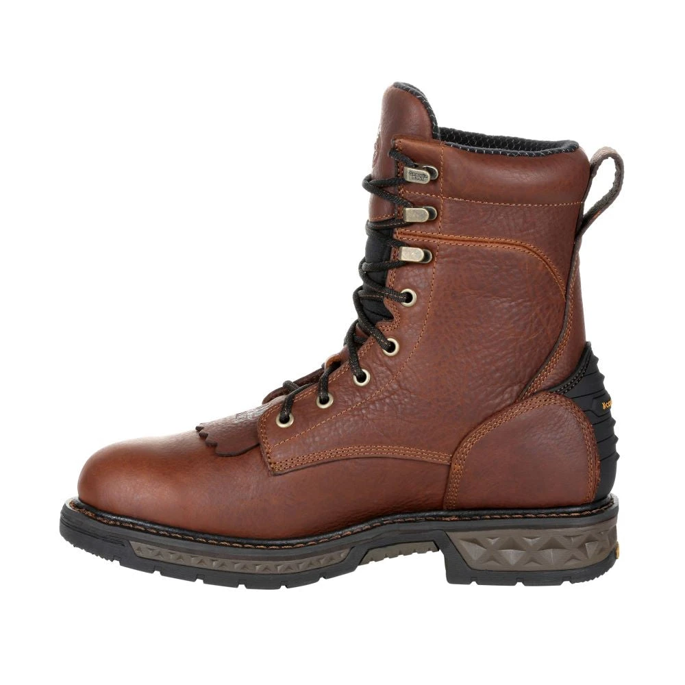'Georgia Boot' Men's 8" Carbo-Tec LT EH WP Lacer Soft Toe - Brown 8 'Georgia Boot' Men's 8" Carbo-Tec LT EH WP Lacer Soft Toe - Brown - Image 6