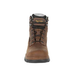 'Georgia Boot' Men's 6" Eagle One EH WP Soft Toe - Brown 12 'Georgia Boot' Men's 6" Eagle One EH WP Soft Toe - Brown -Carhartt || Under Armour || The North Face Shop GB00312 front 1024x1024@2x