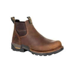 'Georgia Boot' Men's 4" Eagle One EH WP Chelsea Soft Toe - Brown -Carhartt || Under Armour || The North Face Shop GB00315 1024x1024@2x