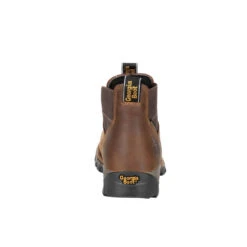 'Georgia Boot' Men's 4" Eagle One EH WP Chelsea Soft Toe - Brown -Carhartt || Under Armour || The North Face Shop GB00315 back 1024x1024@2x