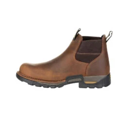 'Georgia Boot' Men's 4" Eagle One EH WP Chelsea Soft Toe - Brown -Carhartt || Under Armour || The North Face Shop GB00315 instep profile 1024x1024@2x
