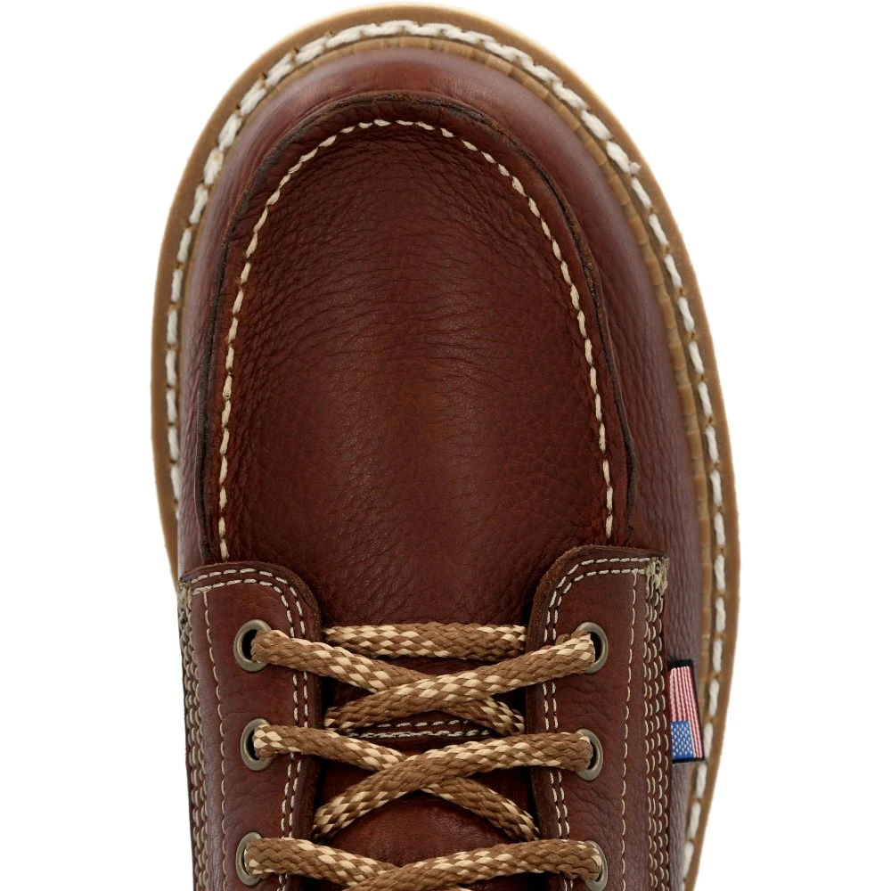 'Georgia Boot' Men's 8" Wedge Moc Toe EH Soft Toe - Brown 4 'Georgia Boot' Men's 8" Wedge Moc Toe EH Soft Toe - Brown - Image 2