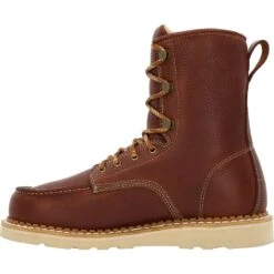 'Georgia Boot' Men's 8" Wedge Moc Toe EH Soft Toe - Brown 15 'Georgia Boot' Men's 8" Wedge Moc Toe EH Soft Toe - Brown -Carhartt || Under Armour || The North Face Shop GB00480 instep profile 1024x1024@2x