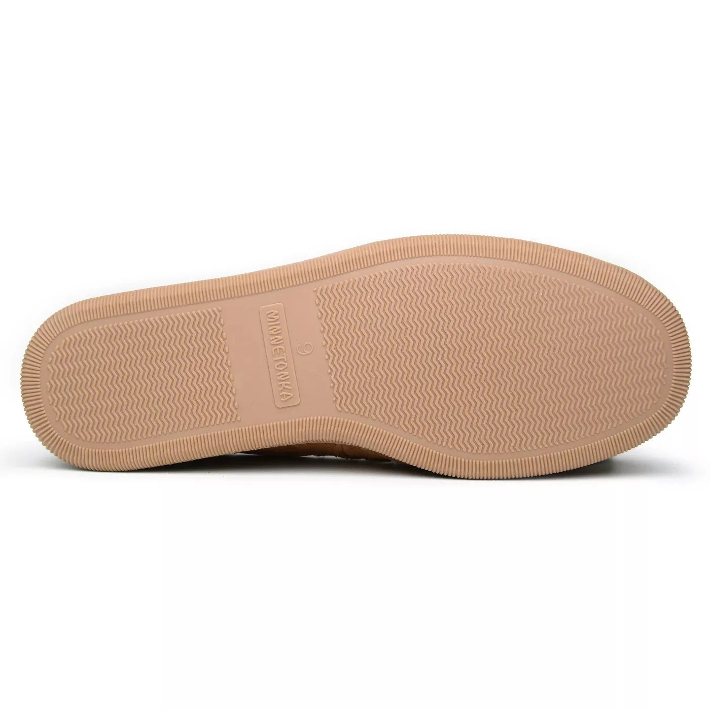 'Minnetonka' Men's Pile Lined Hardsole Moc Slipper - Tan (Wide) 5 'Minnetonka' Men's Pile Lined Hardsole Moc Slipper - Tan (Wide) - Image 3