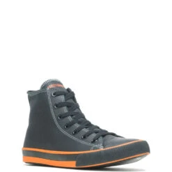 'Harley Davidson' Men's 4.25" Nathan Hi-Top Sneaker - Black -Carhartt || Under Armour || The North Face Shop HDM D93816 101221 F15 045 1024x1024@2x