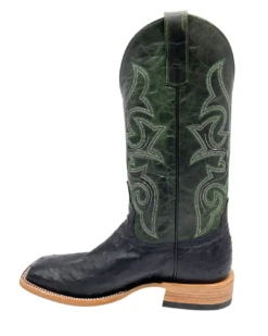 'Anderson Bean' Men's 13" HorsePower Top Hand Full Quill Ostrich - Black / Emerald Explosion -Carhartt || Under Armour || The North Face Shop HP80042 1024x1024@2x