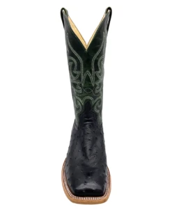 'Anderson Bean' Men's 13" HorsePower Top Hand Full Quill Ostrich - Black / Emerald Explosion -Carhartt || Under Armour || The North Face Shop HP80043 1024x1024@2x
