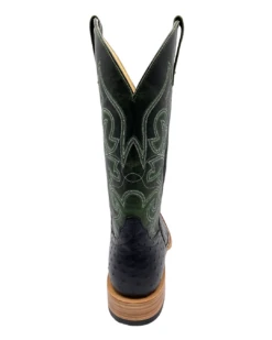 'Anderson Bean' Men's 13" HorsePower Top Hand Full Quill Ostrich - Black / Emerald Explosion -Carhartt || Under Armour || The North Face Shop HP80045 1024x1024@2x