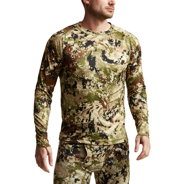 'Sitka' Men's Core Lightweight Crew Shirt - Big Game : Turkey : Optifade Subalpine 3 'Sitka' Men's Core Lightweight Crew Shirt - Big Game : Turkey : Optifade Subalpine