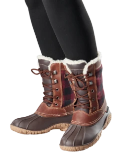'Baffin' Women's Jasper Insulated WP Boot - Red / Black Plaid -Carhartt || Under Armour || The North Face Shop JASPER RAF ONFOOT 1024x1024@2x