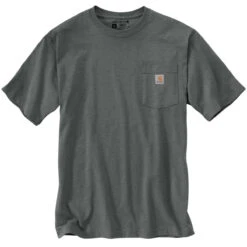 'Carhartt' Men's Loose Fit Heavyweight Pocket T-Shirt - Elm Heather